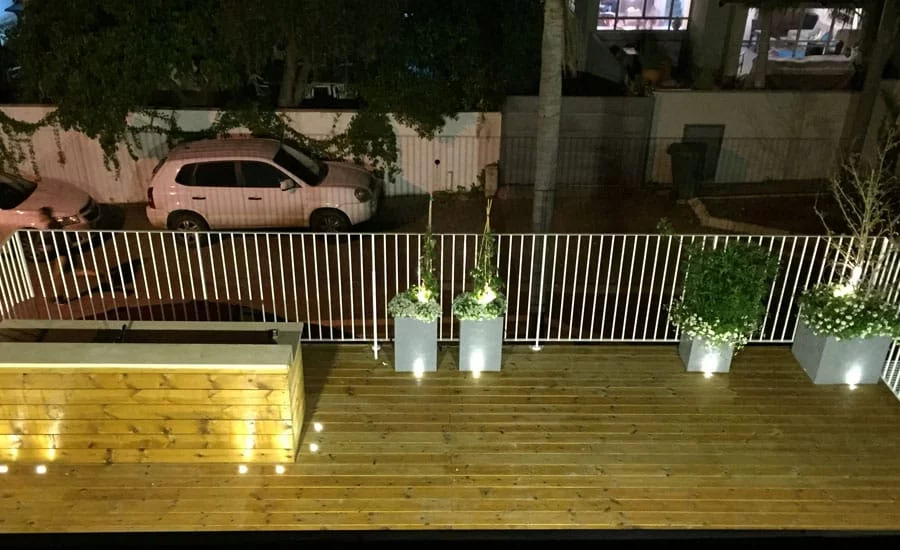עיצוב גינה בתל מונד