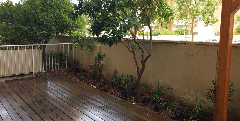 גינה בנתניה 6 - הקמת גינה בנתניה