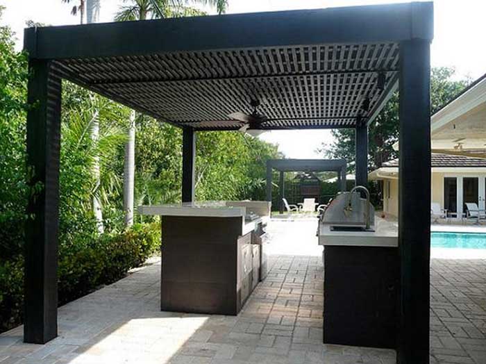 מטבח חוץ יוקרתי